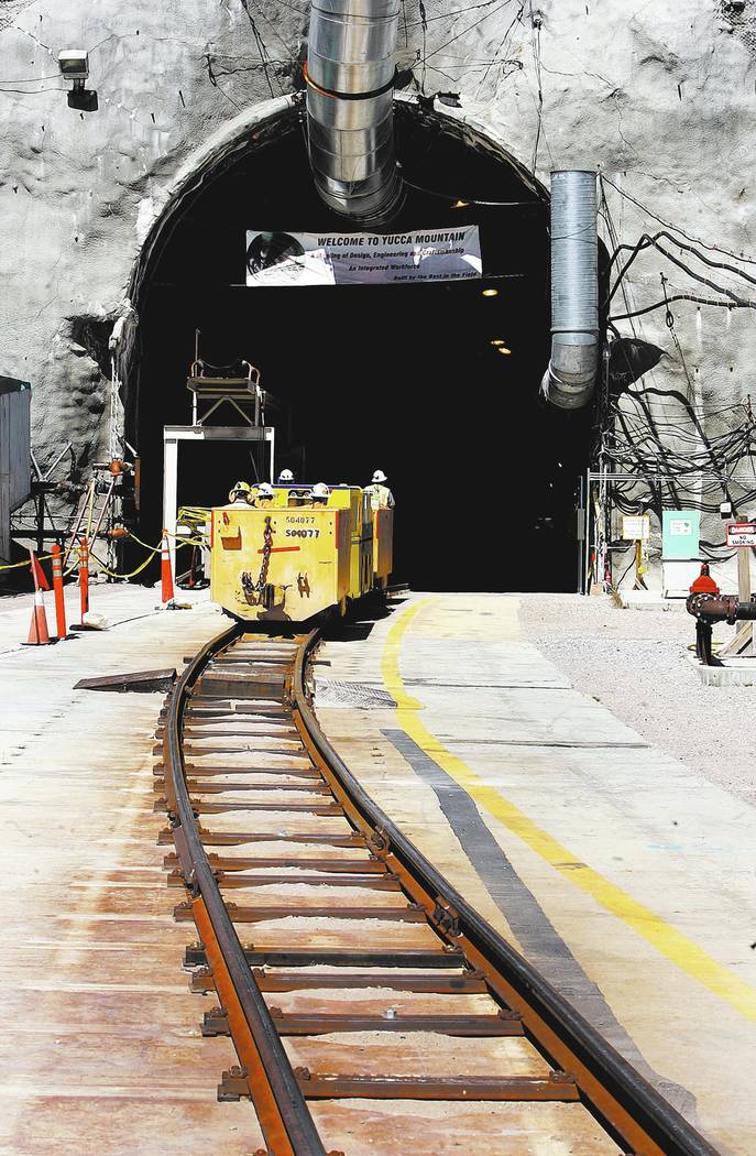 Nevada legislators on Wednesday introduced a resolution that expresses opposition to the development of a repository for spent nuclear fuel and high-level radioactive waste at Yucca Mountain. Spec ...
