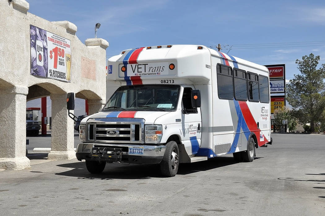 Horace Langford Jr./Pahrump Valley Times 
VETrans, a free program that transports veterans around the Pahrump Valley for medical appointments now offers services to Las Vegas.