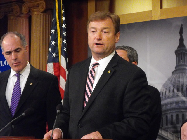 Special to the Pahrump Valley Times 
U.S. Sen. Dean Heller, R-Nevada, along with Sen. Joe Manchin, D-West Virginia, introduced bipartisan legislation that aims to expand access to broadband by str ...