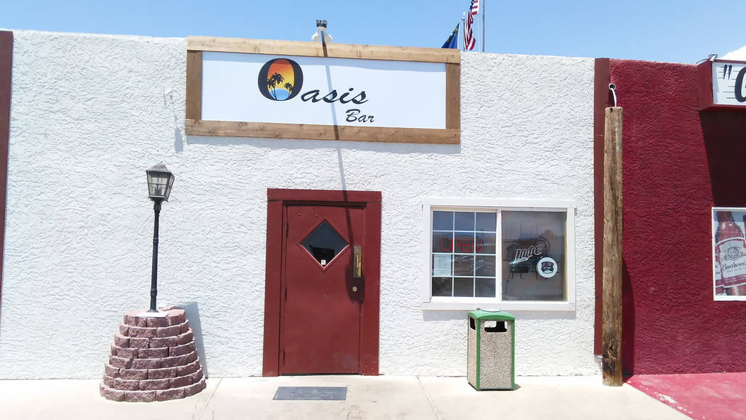 Selwyn Harris/Pahrump Valley Times 
Formally Paddy’s Irish Pub, owner Russ Rodgers decided to re-brand the business at “Oasis Bar.” Rodgers made several major renovations to the business, in ...