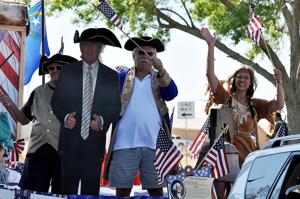 Horace Langford Jr./Pahrump Valley Times- 4th of July parade, Nye County Republicans