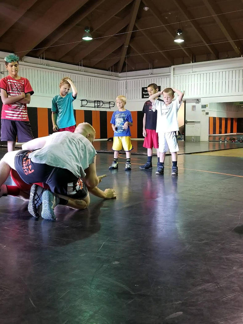 Penny Otteson/Special to the Pahrump Valley Times
Tonopah wrestlers attended camps in three different states in an attempt to hone their craft. A total of 10 different kids attended camps in Calif ...