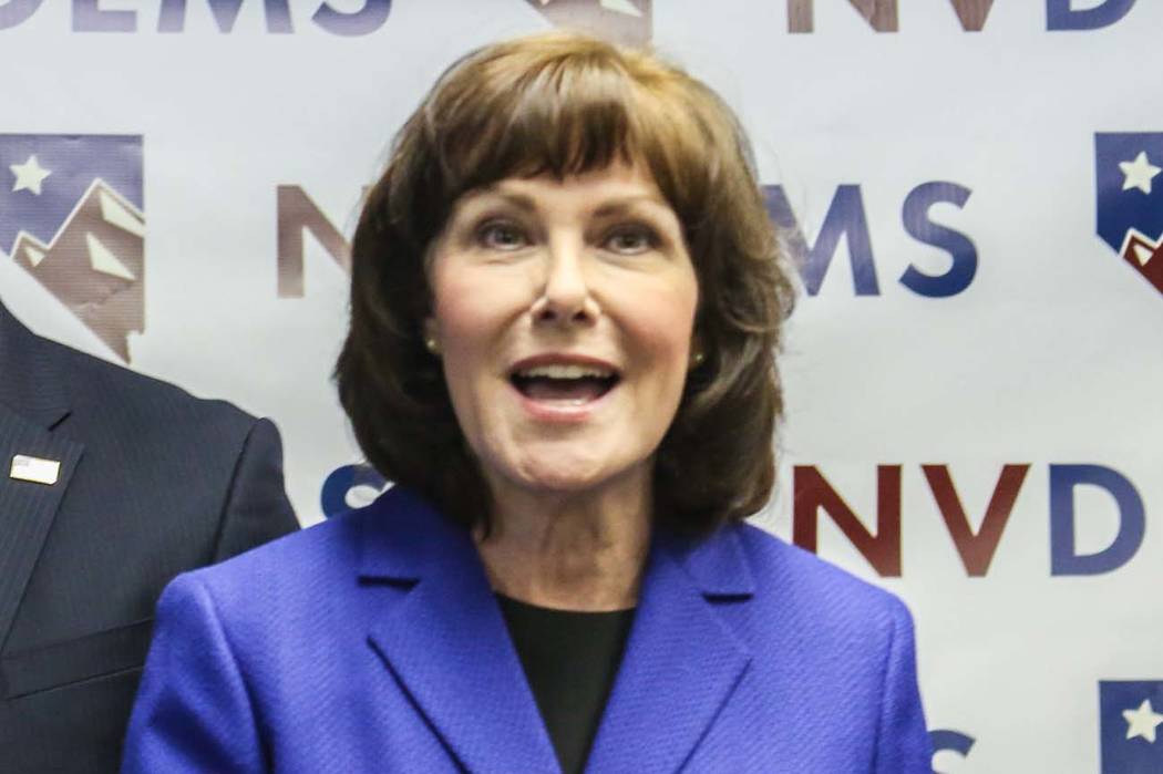Elizabeth Brumley/Las Vegas Review-Journal
U.S, Rep. Jacky Rosen, D-Nev., has announced she will run for the U.S. Senate in 2018, opposing Republican U.S. Sen. Dean Heller.
