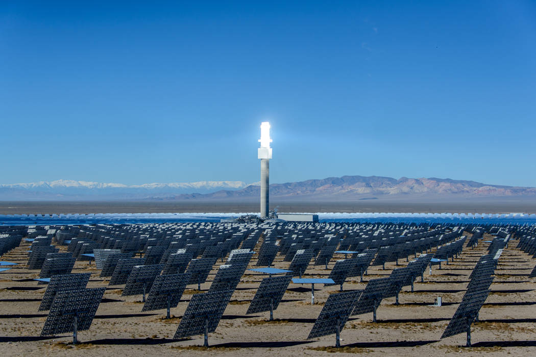 Special to the Pahrump Valley Times
Sandstone Solar Energy, LLC, a wholly-owned subsidiary of Santa Monica, California-based SolarReserve filed the notice with the Public Utilities Commission of N ...