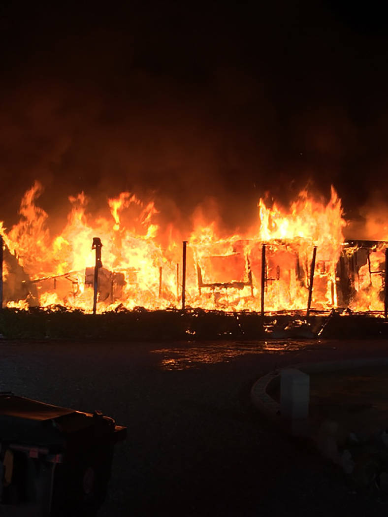 Special to the Pahrump Valley Times
Fire crews got off to an early start on Monday Aug. 28, as they responded to a reported structure fire along the 3700 block of North Point Drive. Crews quickly  ...
