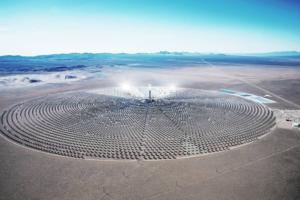 Special to the Pahrump Valley Times
Crescent Dunes Solar Project located 15 miles northwest of Tonopah went online in July after more than 8-month outage that was caused by a leak from one of the  ...