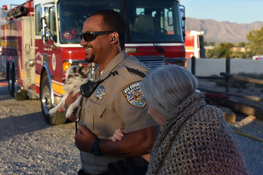 Pahrump Valley crews respond to vehicle collisions, fire, power outage