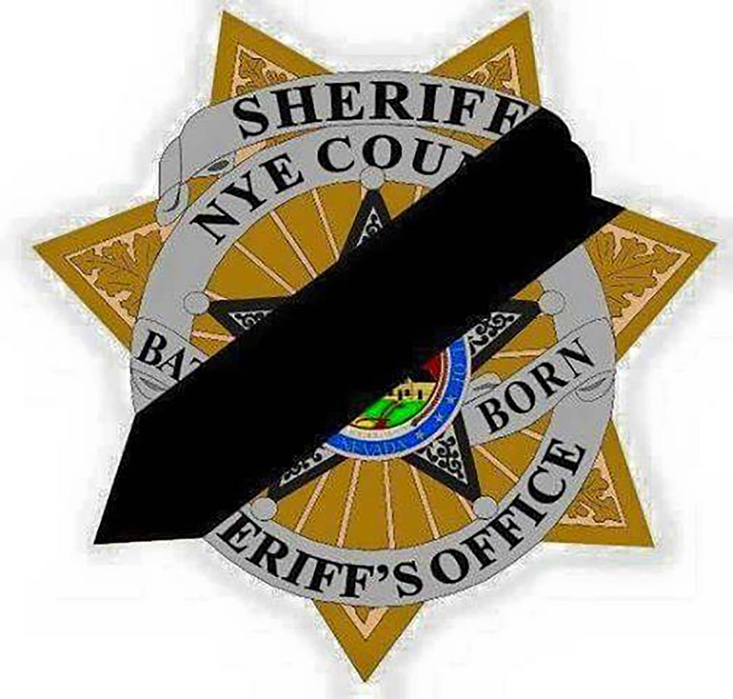 Special to the Pahrump Valley Times 
Nye County Sheriff Sharon Wehrly issued a decree this week for all Nye County deputies to shroud their badges with black bands in honor of fallen LVMPD Officer ...