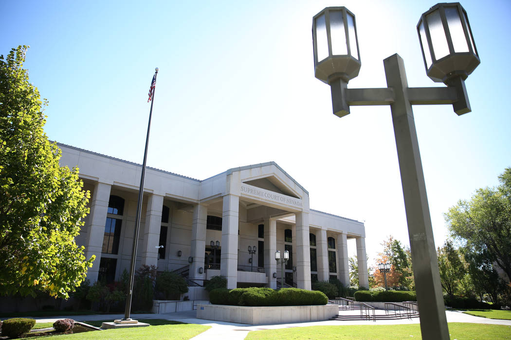 David Guzman/Las Vegas Review-Journal
The Nevada Supreme Court building in Carson City as shown in a file photo. The court upheld a death penalty case on Thursday.