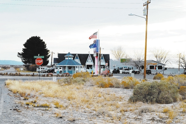 Horace Langford Jr. / Pahrump Valley Times 
The Chicken Ranch, which sits near Homestead Road and Silver Street, was listed for sale in September. The brothel has had several interested parties in ...