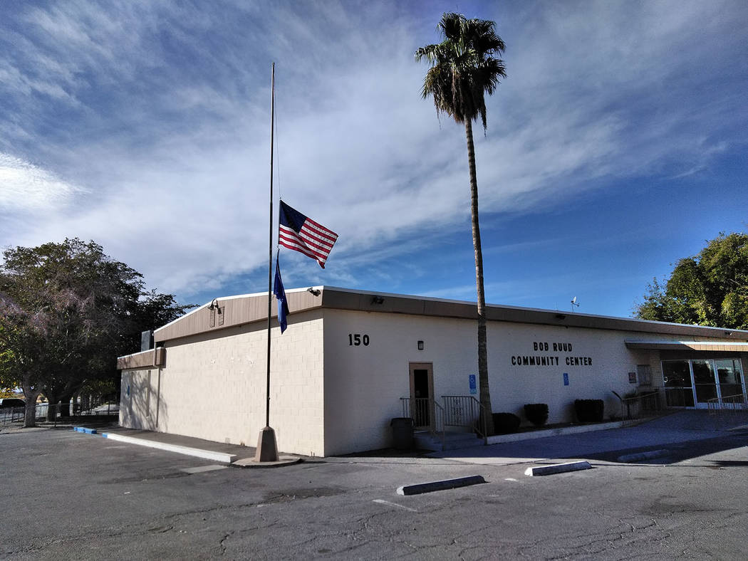Selwyn Harris/Pahrump Valley Times 
Flags in Pahrump were at half-staff on Monday following the mass shooting at the First Baptist Church in Sutherland Springs, Texas on Sunday. At least 26 parish ...