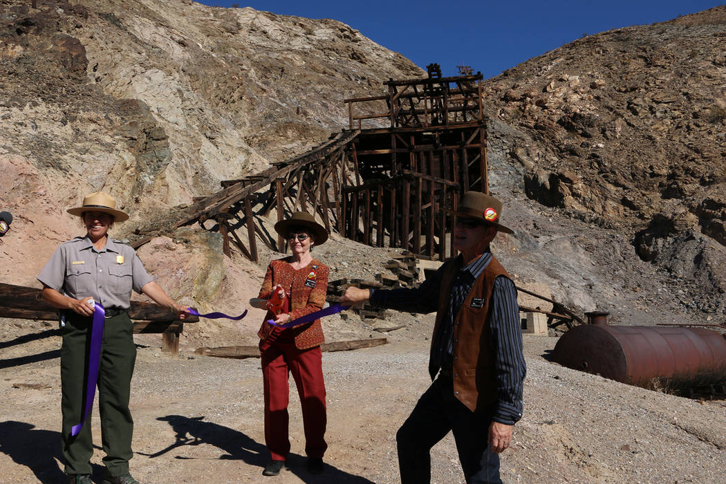 Ribbon Cutting Marks Reopening Of Keane Wonder Mine Site Pahrump Valley Times