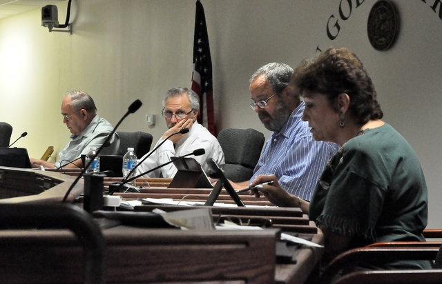 Horace Langford Jr / Pahrump Valley Times
In a 3-2 vote, Nye County commissioners declined to fill the four vacancies on the Water District Governing Board at the June 21 meeting. The item will be ...