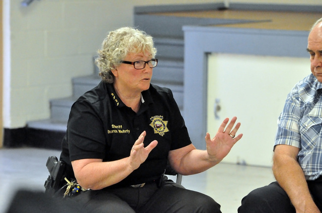 Nye County Sheriff Sharon Wehrly has been working with county officials to acquire body cameras and new stun guns throughout the county.
Horace Langford Jr./Pahrump Valley Times
