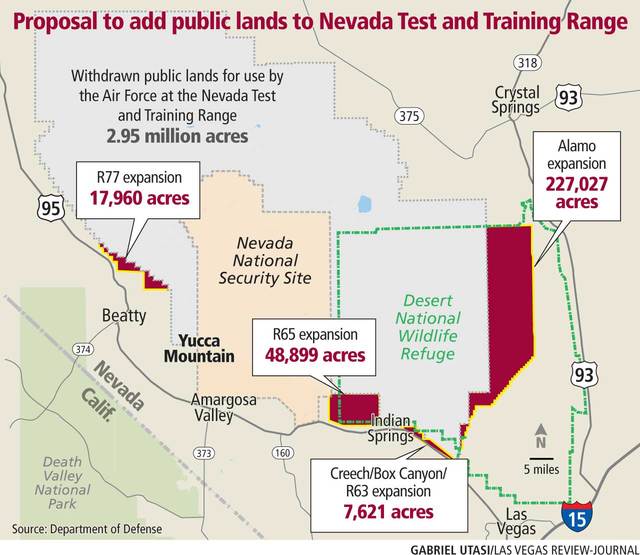Nevada Test Range called ‘critical’ to U.S. military