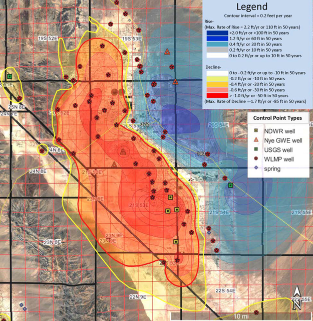 Study will observe trends of declining water levels in Pahrump Valley
