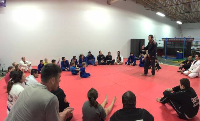 At the grand opening of Cascao Jiu-Jitsu at the VIP All-Star Gym, a large crowd was there for the opening Saturday. 
Special to the Pahrump Valley Times