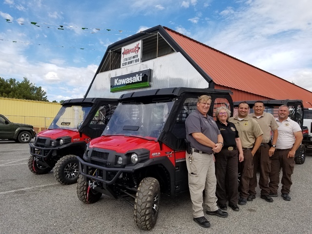 With a lot of off-road vehicles in the county, the Nye County Sheriff’s Office obtained three off-highway vehicles through a state grant. The sheriff’s office will use the new vehicles to enfo ...