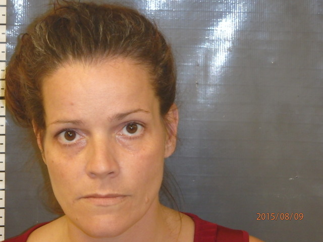 Maria Christina Furtado mug shot on Aug. 9, 2015 when she was arrested on charges related to killing her neighbor's dog. Courtesy of Nye County Sheriff's Office.