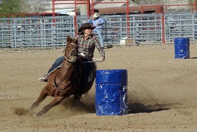 Barrel racing is one of those events that does not cost anything. It’s the stock events that can cost the rodeo. This unknown barrel racer was in the last high school rodeo in town, probably in  ...