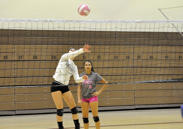 Horace Langford Jr / Pahrump Valley Times - Volleyball Camp