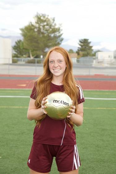 Special to the Pahrump Valley Times
Pahrump Valley's Kaitlyn Carrington is a member of the Las Vegas Review-Journal's second-team all-state girls soccer team.
