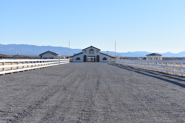 Daria Sokolova/Pahrump Valley Times
A wedding photographer and business owner wants to transform a former horse ranch at 9381 S. Homestead Road into a destination for couples to get married and ha ...