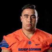 Bishop Gorman's Jacob Isaia is a member of the Las Vegas Review-Journal's all-state football team.
