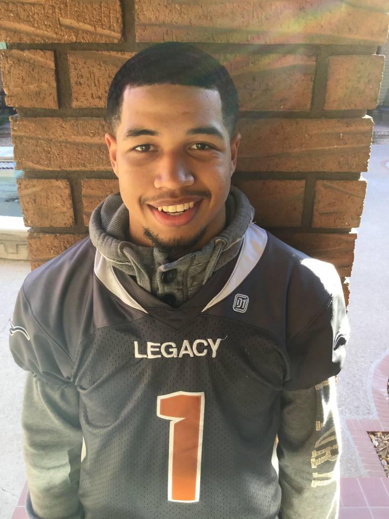 Legacy's Aubrey Washington is a member of the Las Vegas Review-Journal's all-state football team.