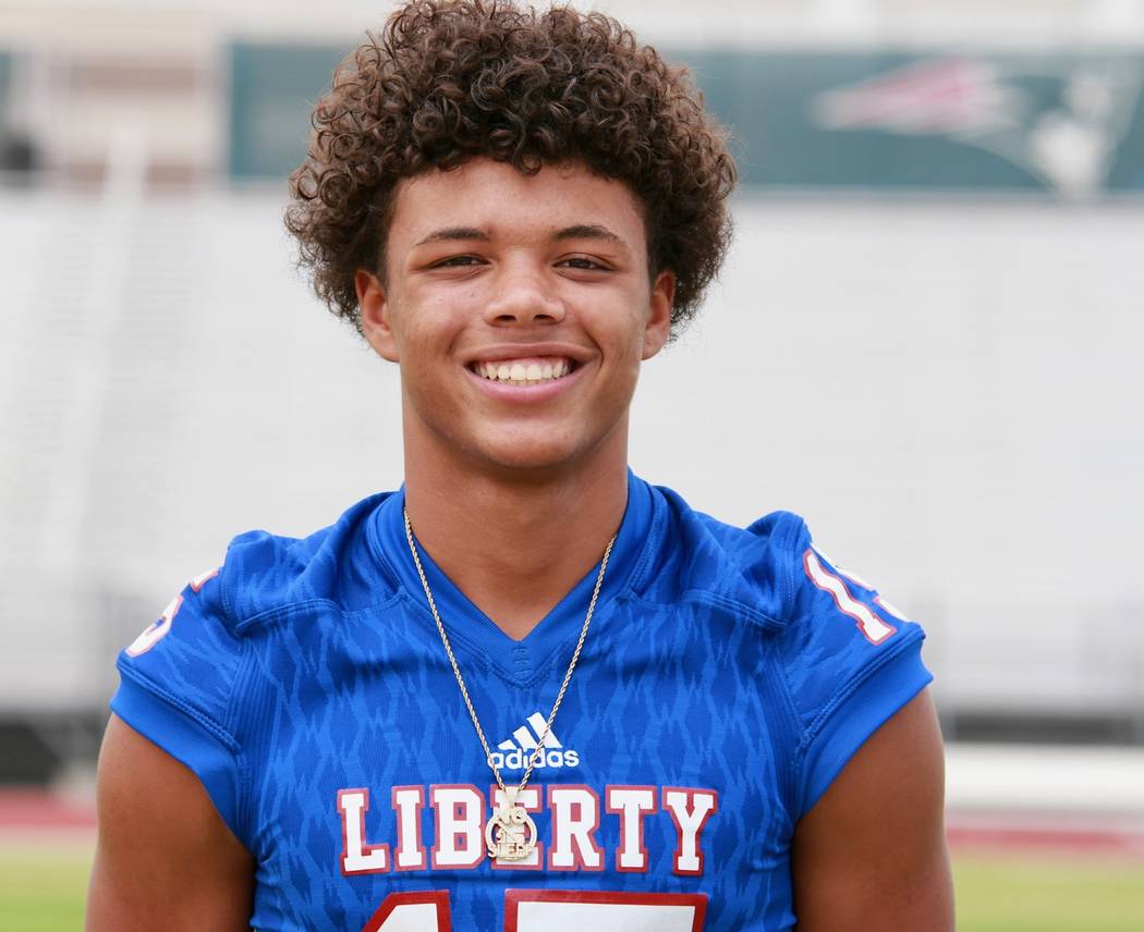 Liberty's Octavian Bell is a member of the Las Vegas Review-Journal's all-state football team.