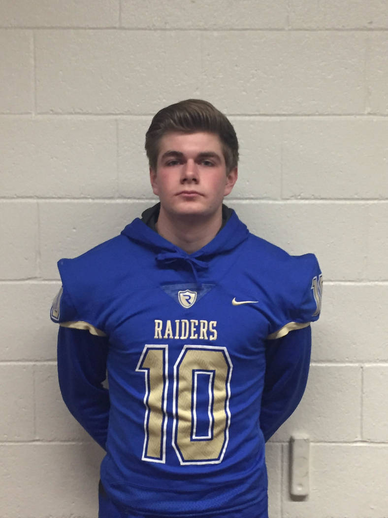 Reed's Cameron Emerson is a member of the Las Vegas Review-Journal's all-state football team.