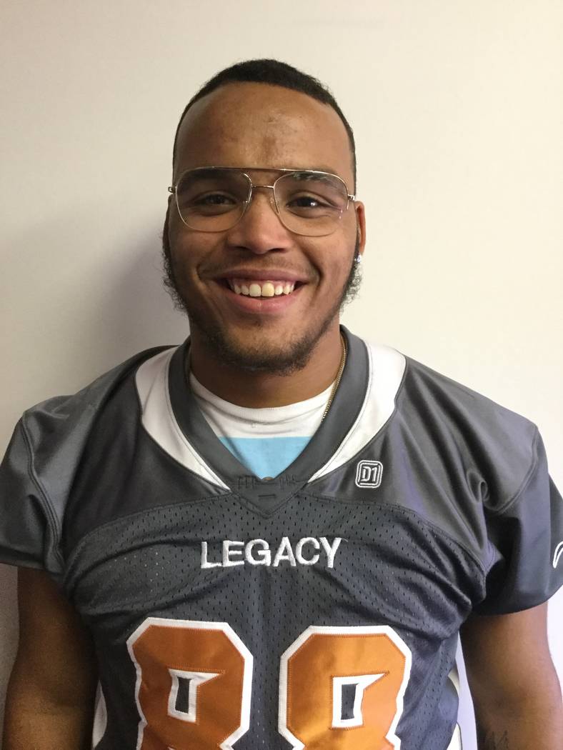 Legacy's Kenneth Holbert is a member of the Las Vegas Review-Journal's all-state football team.