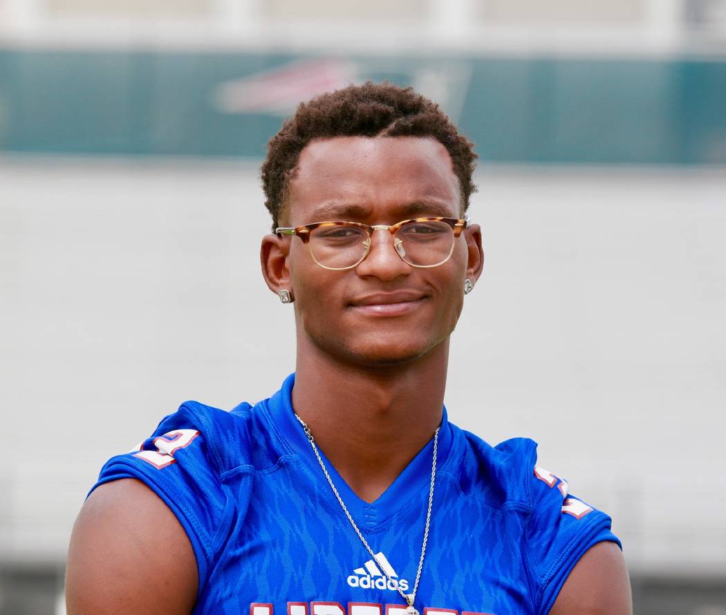 Liberty's Allan Mwata is a member of the Las Vegas Review-Journal's all-state football team.