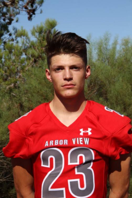 Arbor View's Deago Stubbs is a member of the Las Vegas Review-Journal's all-state football team.