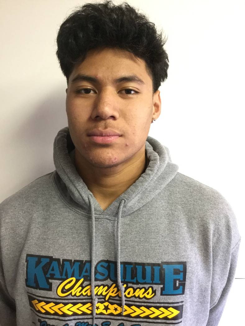 Liberty's Troy Fautanu is a member of the Las Vegas Review-Journal's all-state football team.