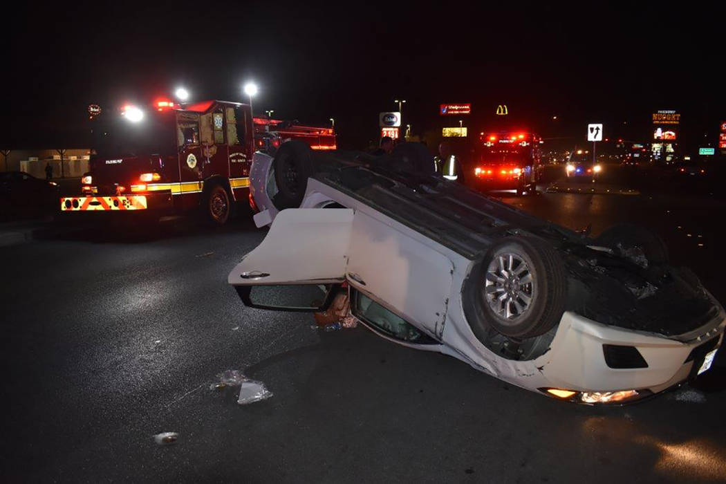 Special to the Pahrump Valley Times 
A total of four patients were transported to Desert View Hospital following a three-vehicle collision along the 700 block of Highway 160, just before 6 p.m. on ...