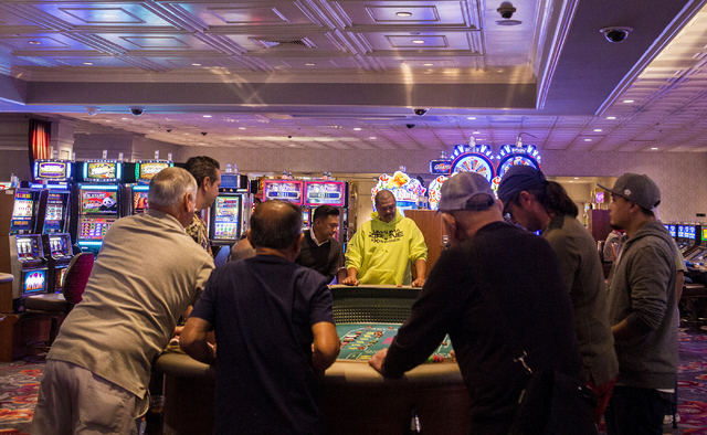 Elizabeth Page Brumley/Las Vegas Review-Journal
Nevada, as a whole, saw a decrease in gaming revenue in November. At over $909 million in gaming win for November, state gaming operators saw a decr ...