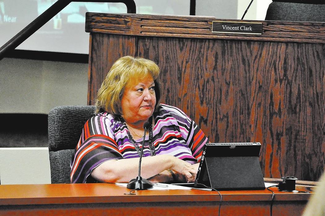 Horace Langford Jr./Pahrump Valley Times 
Former Nye County Manager Pam Webster has been appointed as Interim Nye County Treasurer. She will be in charge of implementing changes following an audit ...