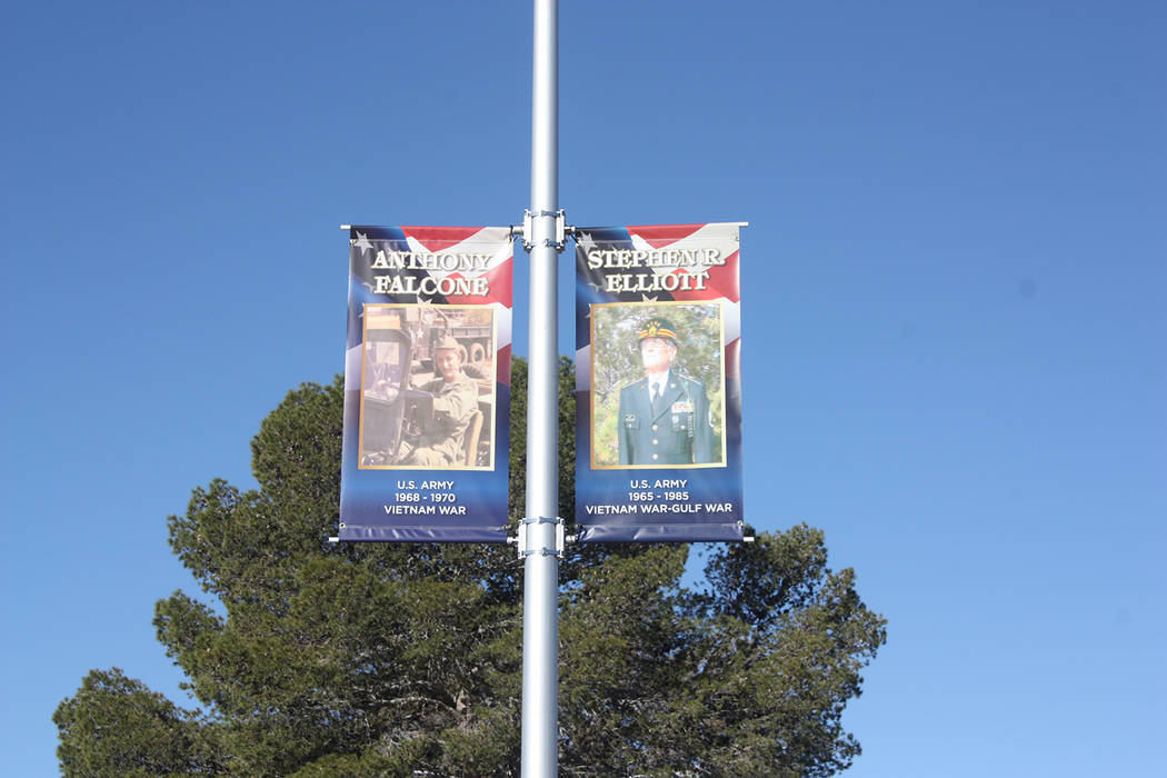 Robin Hebrock/Pahrump Valley Times
Two of the 21 veterans honored by Nye County are shown in this photo, taken Thursday, March 29. The application period is still open for other veterans wishing t ...