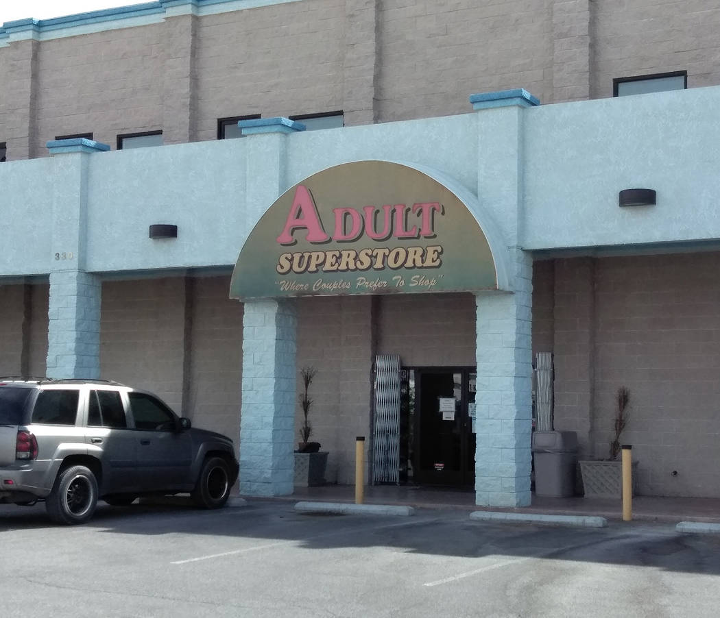Selwyn Harris/Pahrump Valley Times Adult Superstore, Manager Roberta Anderson, said the business, now in its 14th year, has its share of regular customers, just as any other business in Pahrump, d ...