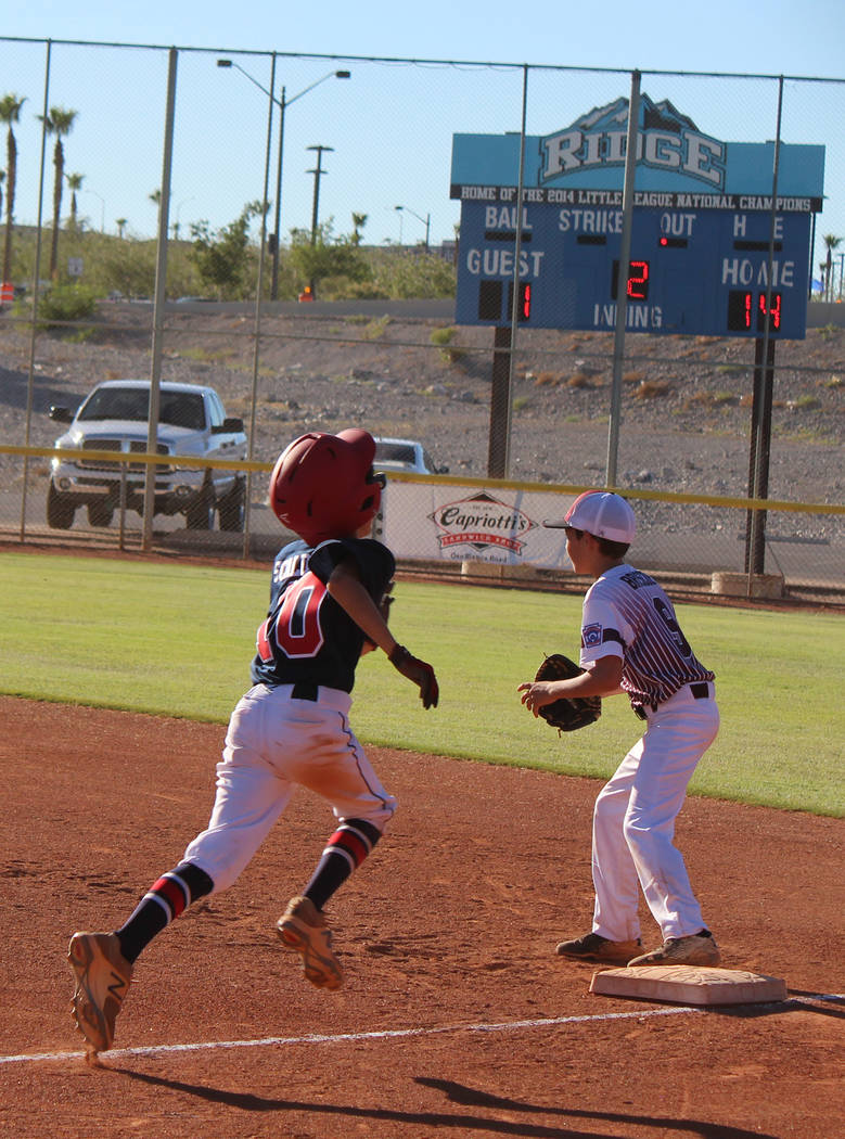 Caroline Thacker/Special to the Pahrump Valley Times Pahrump's 12-year-old Little Leaguers will travel to Mesa Park in Las Vegas to battle nine other teams for the District 4 championship.
