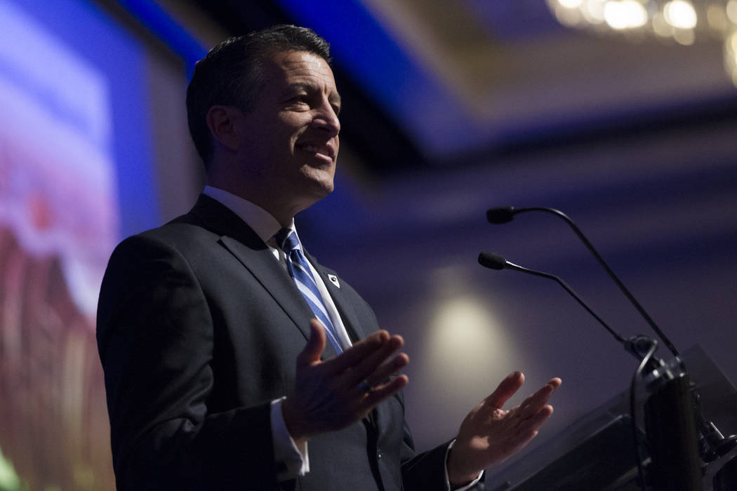 Erik Verduzco/Las Vegas Review-Journal Several Republican officeholders, including Gov. Brian Sandoval, are withholding their support from Hof, columnist Dennis Myers writes.