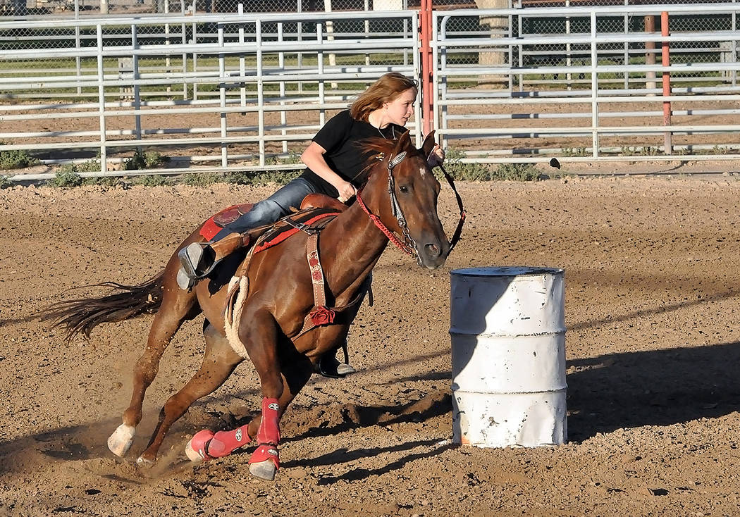 Horace Langford Jr./Pahrump Valley Times The Pahrump Valley Rough Riders hold monthly shows at McCullough Arena in Pahrump from February through November.