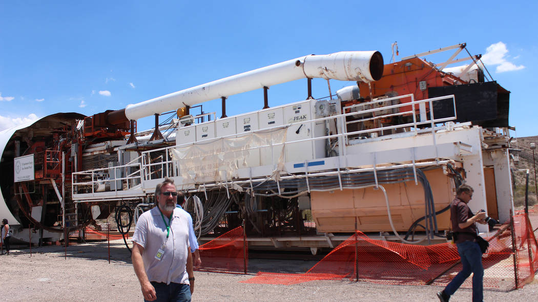 A look inside Yucca Mountain’s proposed nuclear waste storage facility