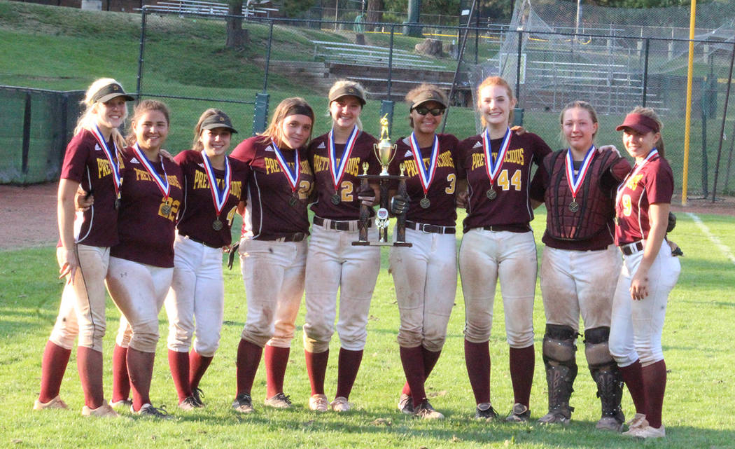 Cassondra Lauver/Special to the Pahrump Valley Times The nine remaining Pretty Vicious players at their final tournament together in July in Incline Village.