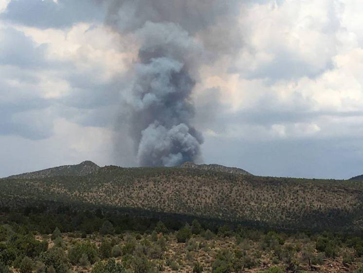 Wildfire burns at Nevada National Security Site in Nye County Pahrump