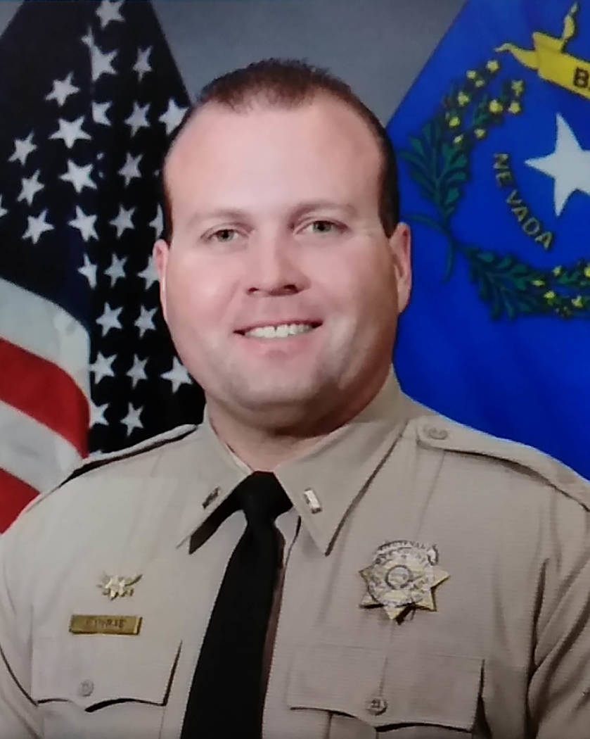 Special to the Pahrump Valley Times Nye County Sheriff’s Deputy Lt. James McRae was credited for his assistance with the apprehension of a suspect who Las Vegas Metro authorities said fired a we ...