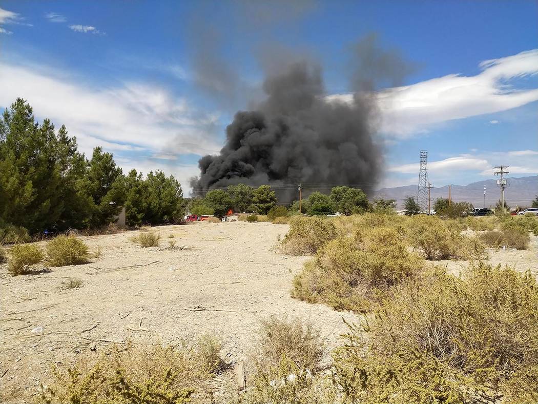 Smoke rises from Pahrump residential fire Pahrump Valley Times