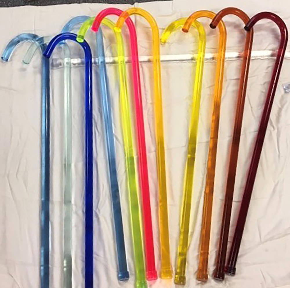Special to the Pahrump Valley Times West Star Animal Rescue Board of Director President Terry Dougherty created these hand-crafted acrylic canes, the funds from the sale of which go toward the res ...