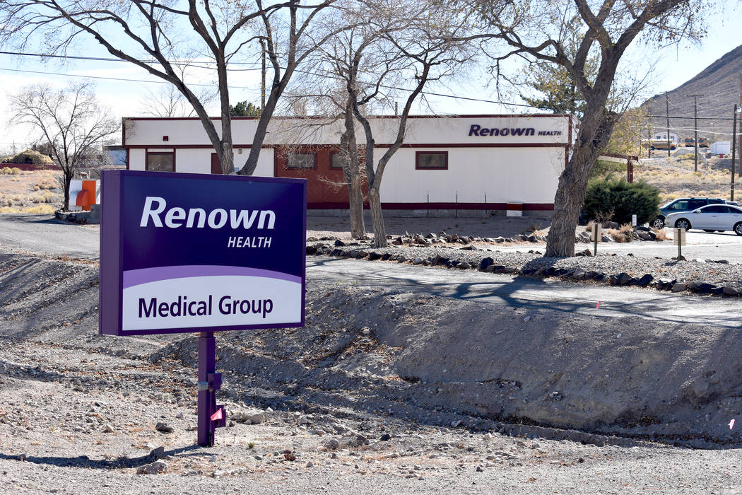 Daria Sokolova/Pahrump Valley Times A look at Renown Health in Tonopah as shown in a 2017 photo. Nye Regional Medical Center closed its doors in 2015 due to financial woes, leaving Tonopah residen ...